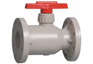 PPH Flanged Type ball valve